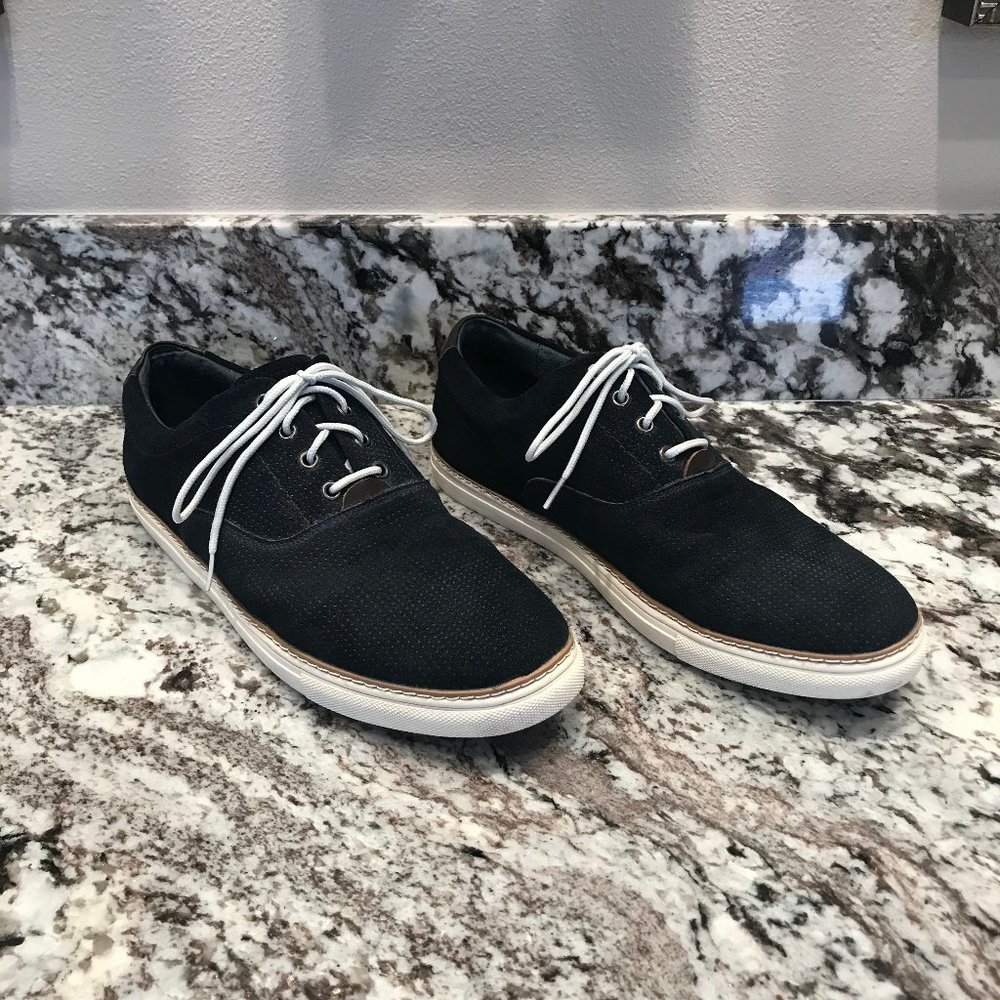 Men's Joseph Abboud Blue Suede Leather Sneakers